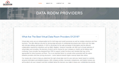 Desktop Screenshot of dataroomproviders.com